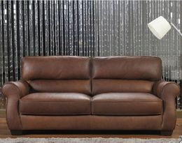 8651 stylová kožená sedací souprava