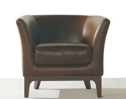 860 retro kožené křeslo