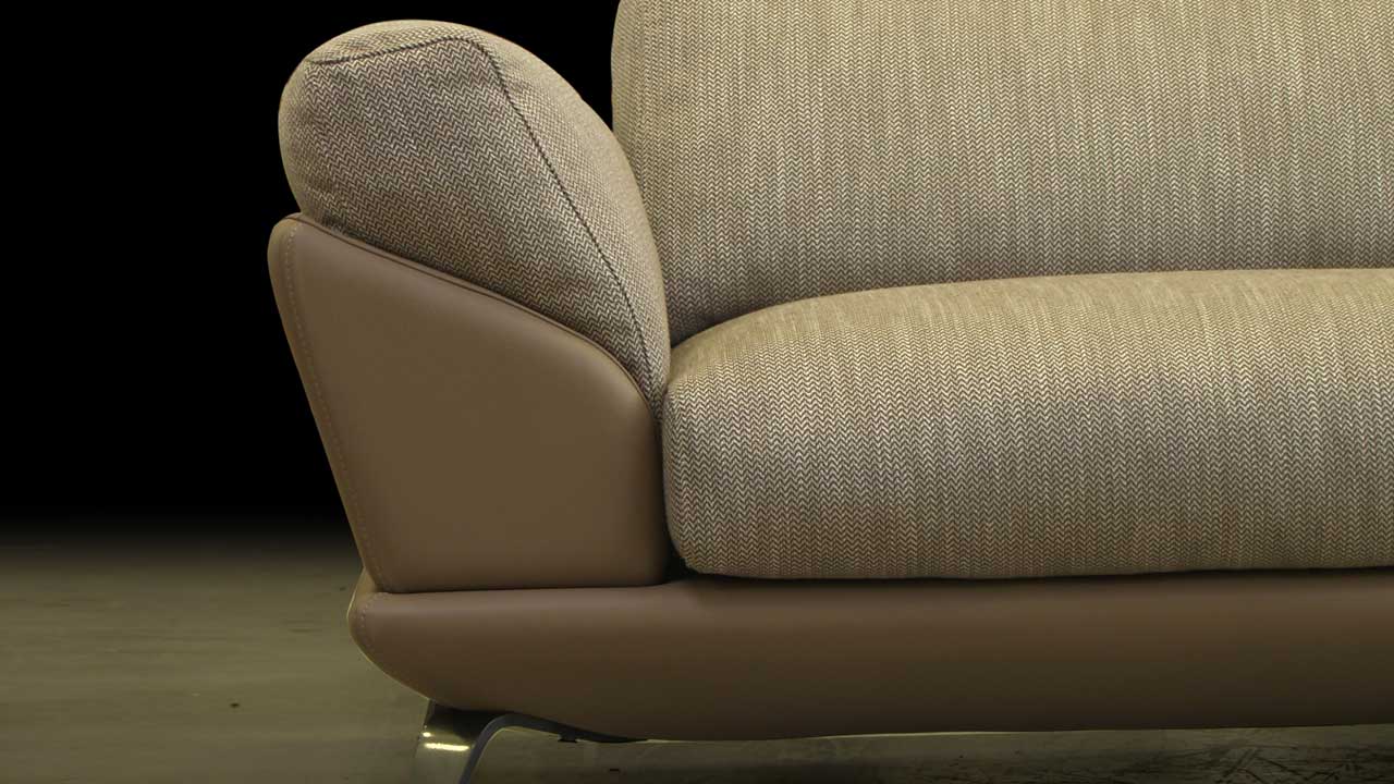 Luxusní kožená sedací souprava Dumas - GORINI -20 %