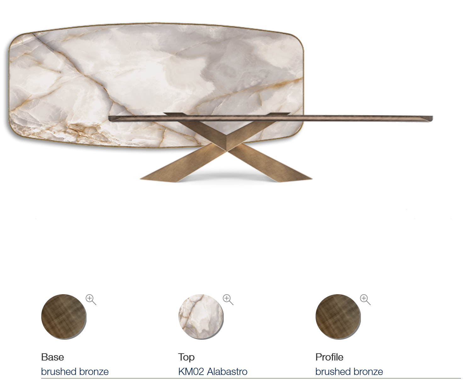 Luxusní jídelní stůl s keramickou deskou