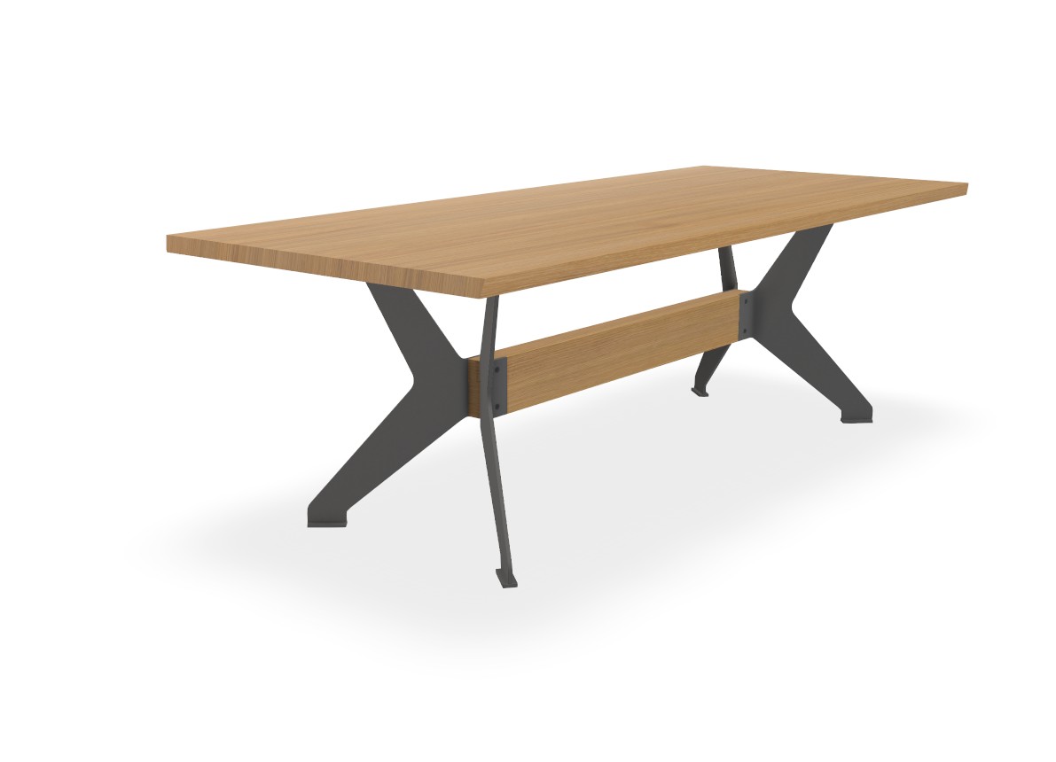 Dřevěný jídelní stůl Bixx od Bert Plantagie
