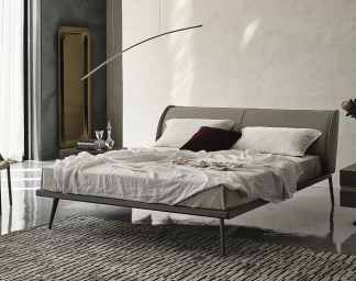 Luxusní kožená postel Cattelan Italia Ayrton