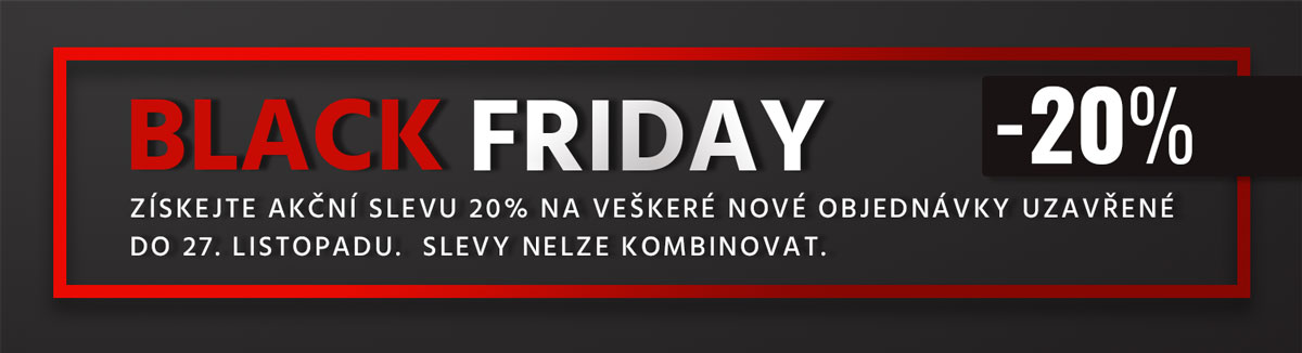 Black Friday Black Friday sleva 20%
